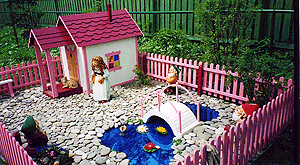 Сад гномов - лучшее место игр детей